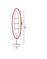 Foscarini Havana Terra Ersatz-Diffusoren Set / Foscarini Havana Terra Replacement Diffusor Set