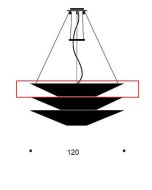 Ingo Maurer Floatation 1 oberer Ersatzschirm / Ingo Maurer Floatation 1 upper replacement shade