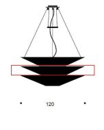 Ingo Maurer Floatation 1 mittlerer Ersatzschirm / Ingo Maurer Floatation 1 middle replacement shade